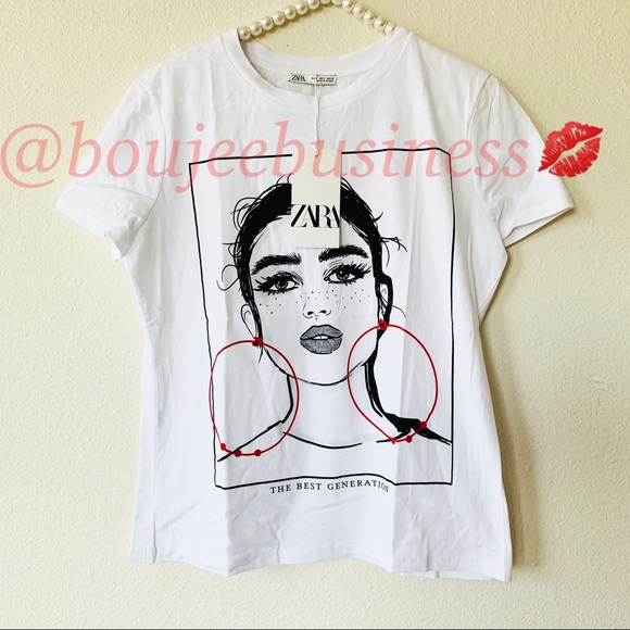 ZARA Front Print Shirt - Picture 5 of 6